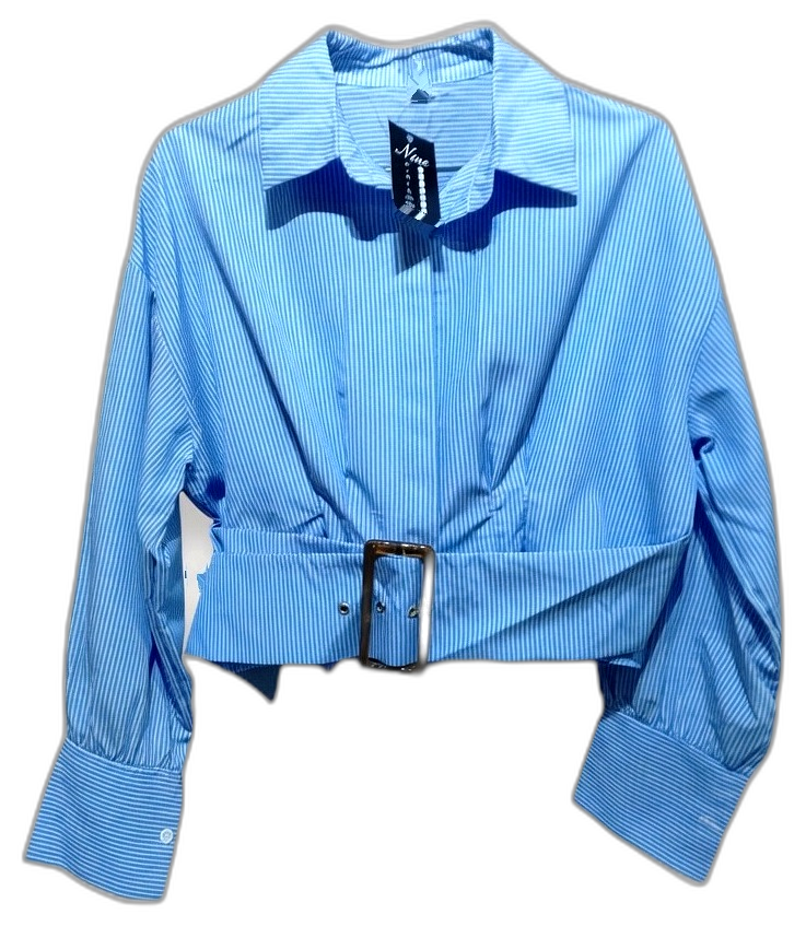Azure Wrap Shirt