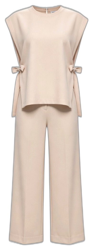 Ivory One-Shoulder Lounge Set
