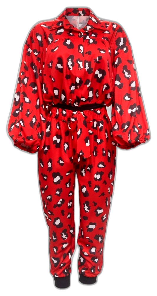 Scarlet Bloom Co-ord Set