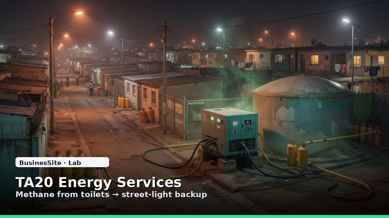 TA20 Energy Services — Virtual Distributed Methane