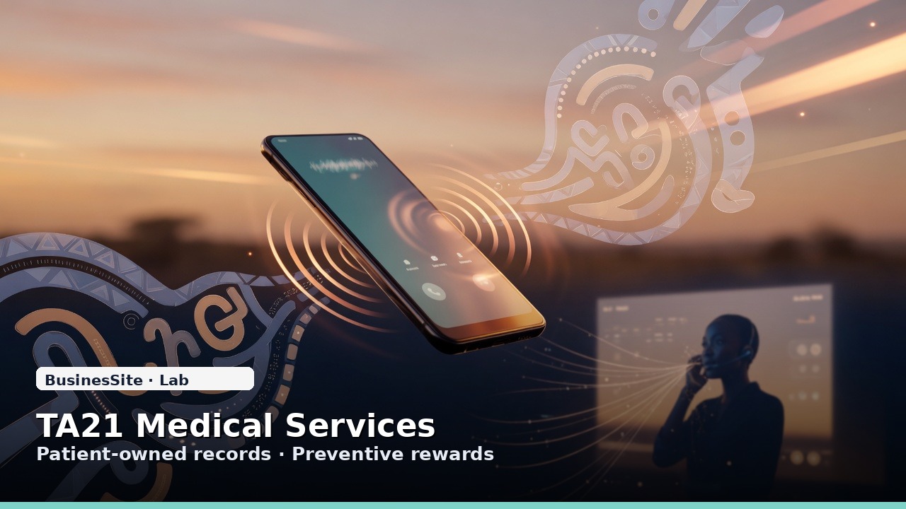 TA21 Medical Services — patient-owned records and preventive rewards